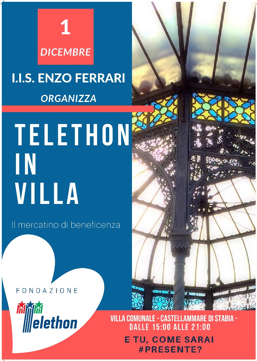 TELETHON IN VILLA- il mercatino di beneficenza